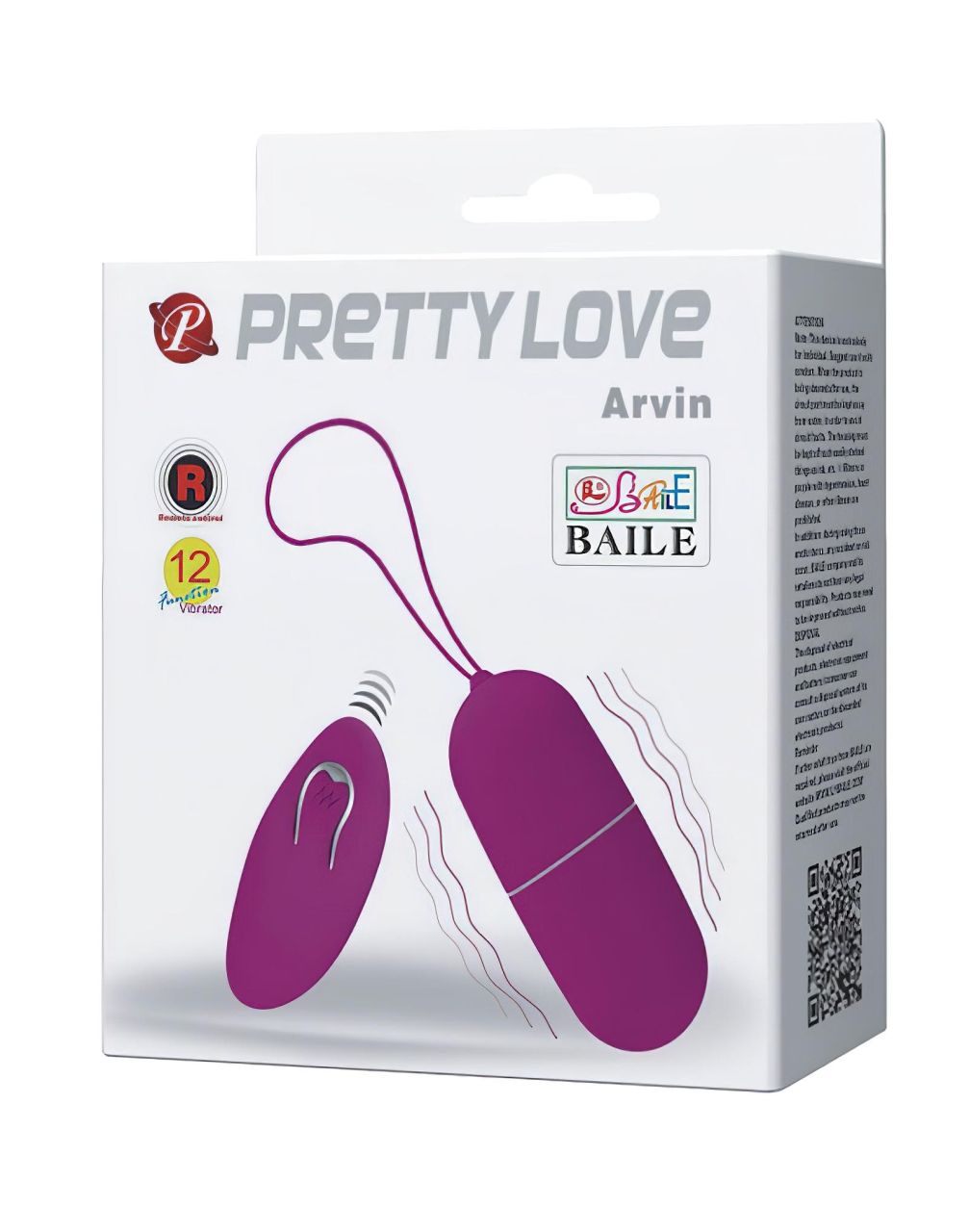 Pretty Love Arvin - hordható rádiós vibrotojás (pink) Pretty Love Arvin - hordható rádiós vibrotojás (pink)