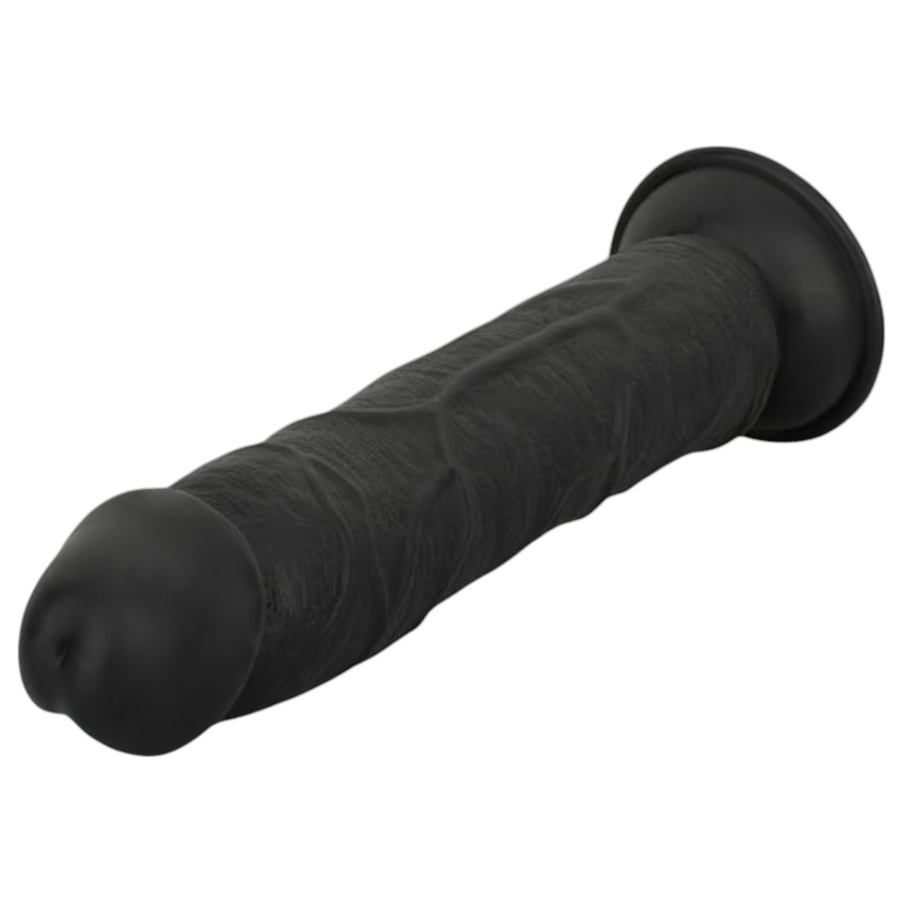 EasyToys - élethű dildó - 22,5 cm (fekete)