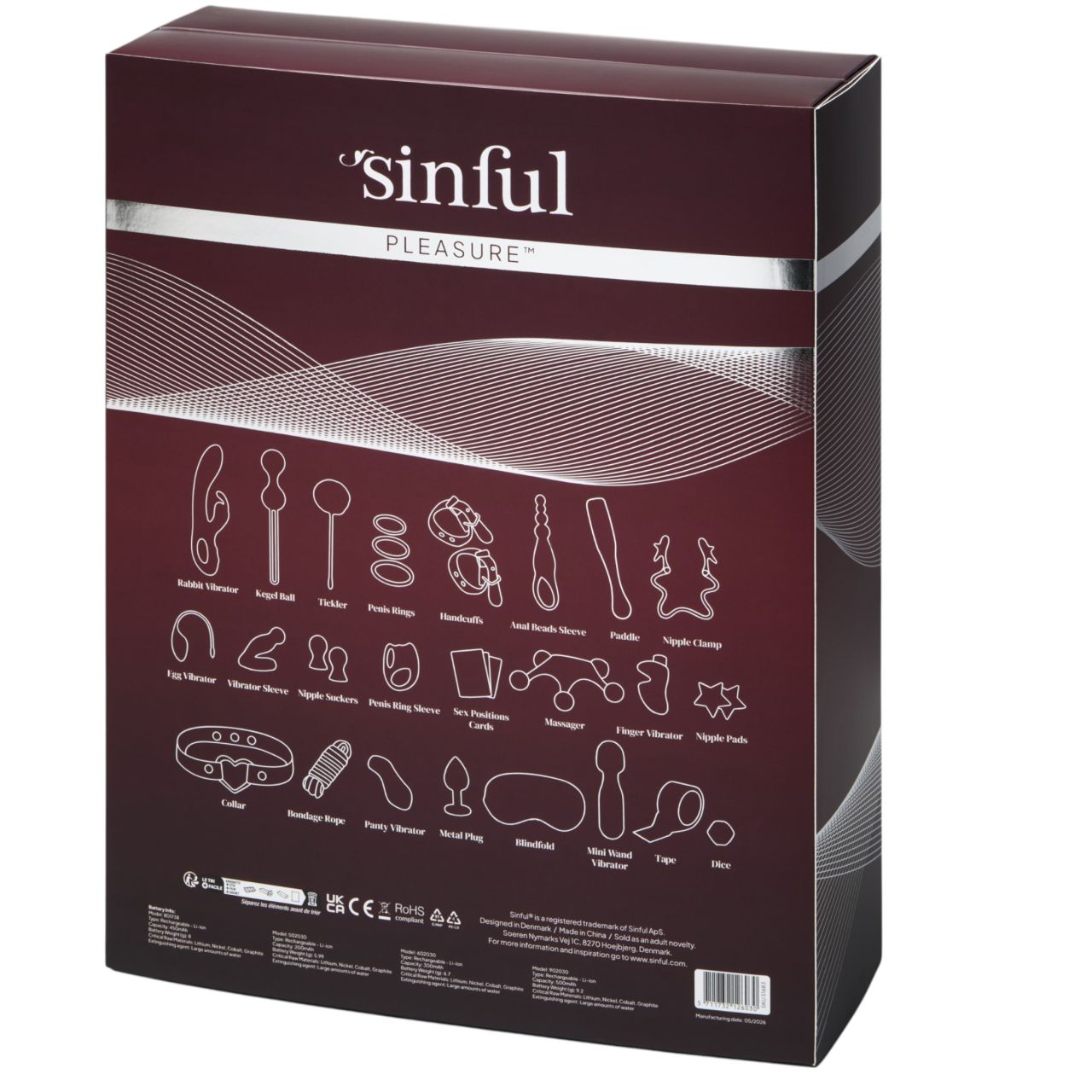 Sinful Pleasure - erotikus adventi kalendárium - 2026 (24 részes)