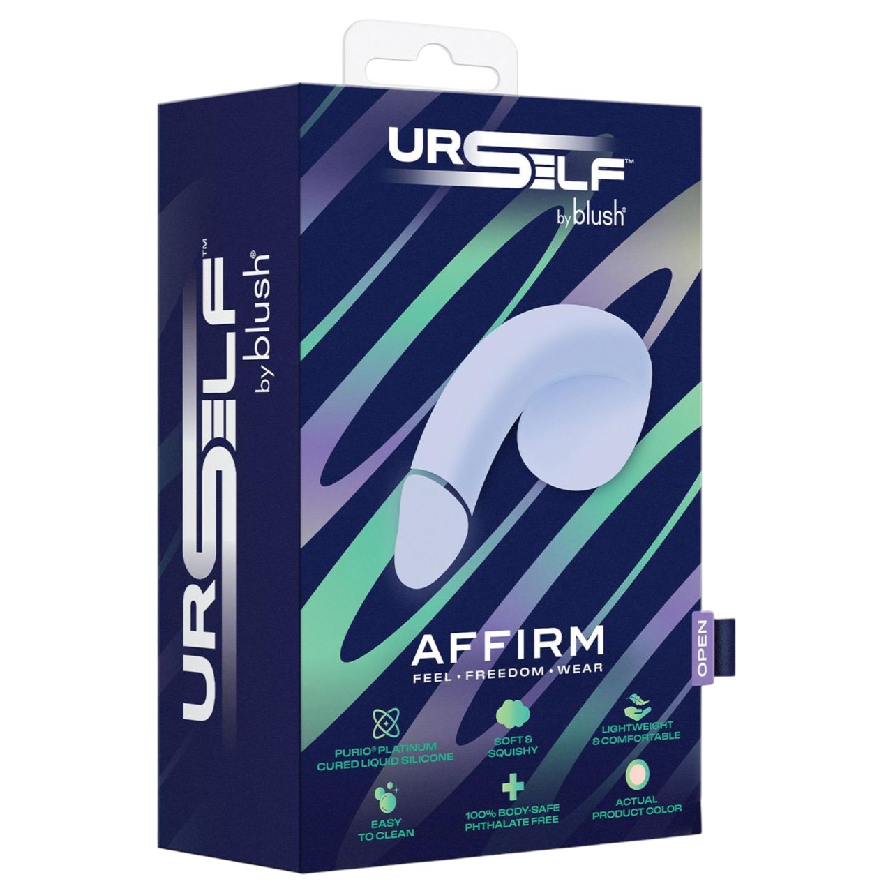 Blush UrSelf Affirm - élethű packer testszínű műpénisz (13 cm)