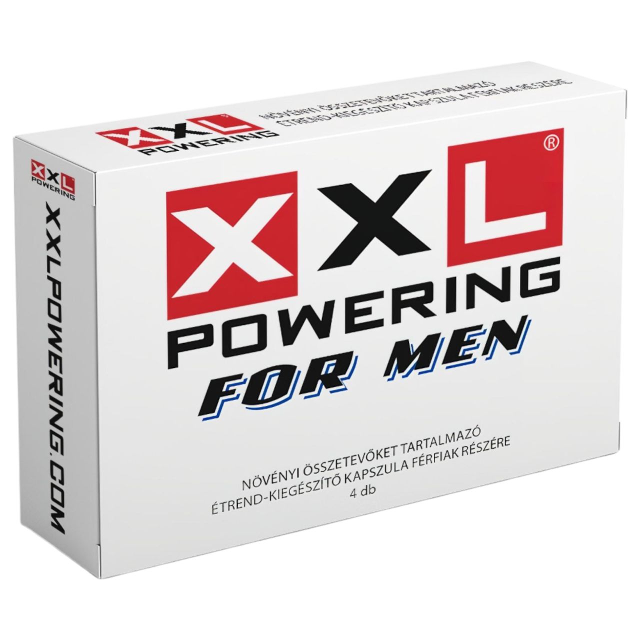 XXL powering For Men - erős, étrend-kiegészítő kapszula férfiaknak (4 db)