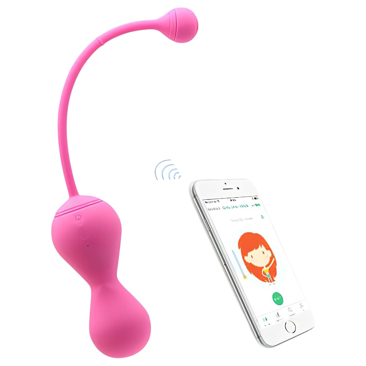 Magic Motion Kegel Master - App-vezérelt vibrációs gésagolyó (pink)