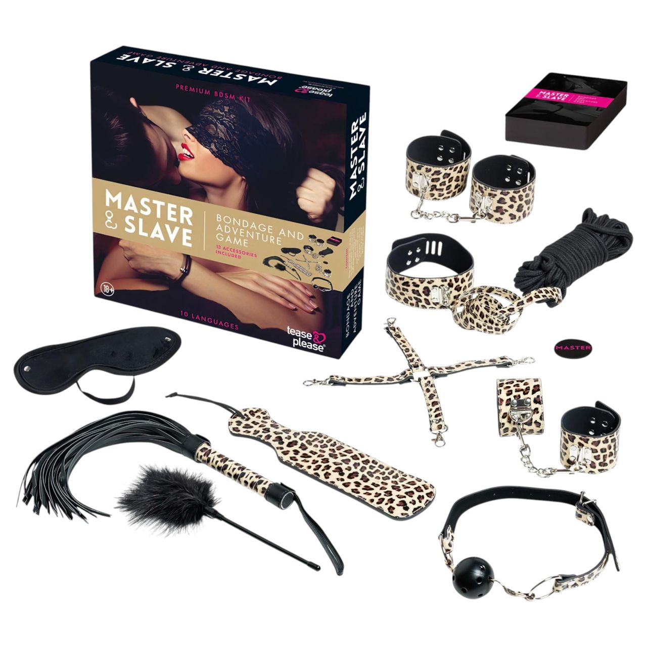 tease & please - Master & Slave - prémium BDSM kaland szett pároknak (13 részes)