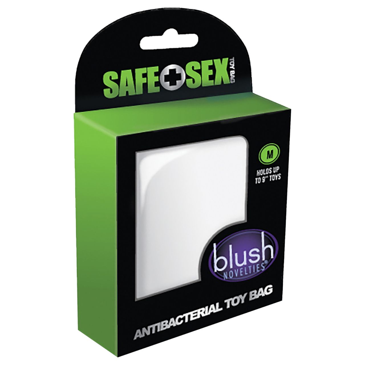 Safe Sex - fehér antibakteriális szexjáték tároló táska (M)