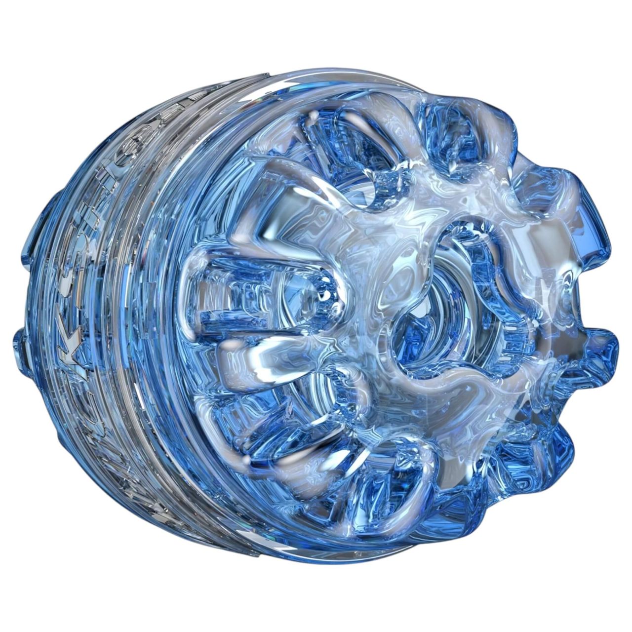 Fleshlight Quickshot Turbo - kétvégű utazó maszturbátor (kék)