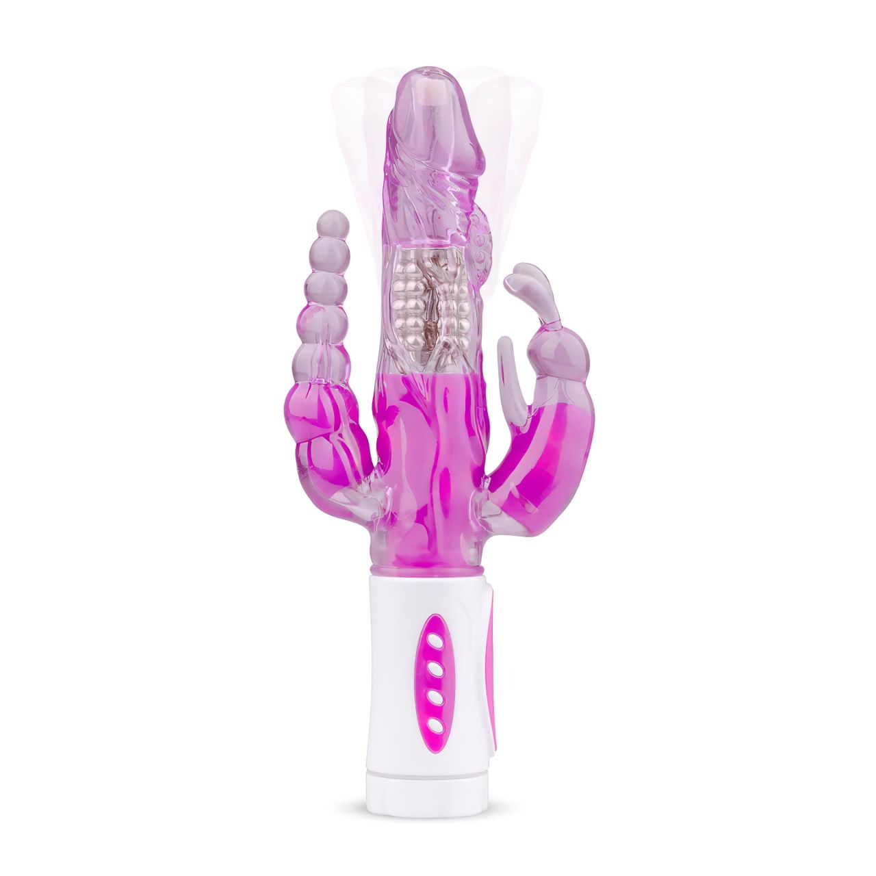 EasyToys Raving Rabbit - 3 ágú csiklókaros vibrátor (pink) EasyToys Raving Rabbit - 3 ágú csiklókaros vibrátor (pink)