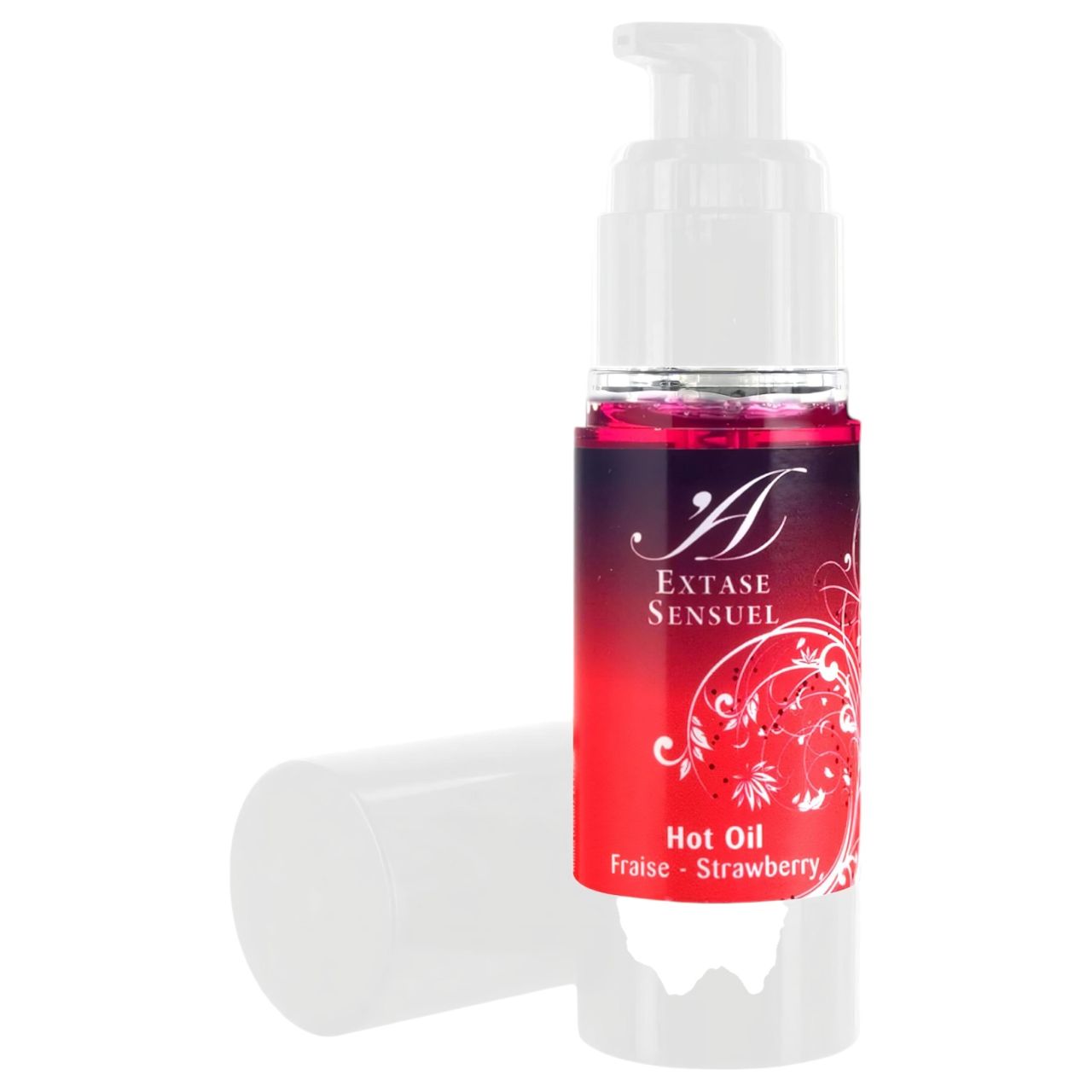 Extase Sensuel - melegítő masszázsolaj - eper (30 ml)