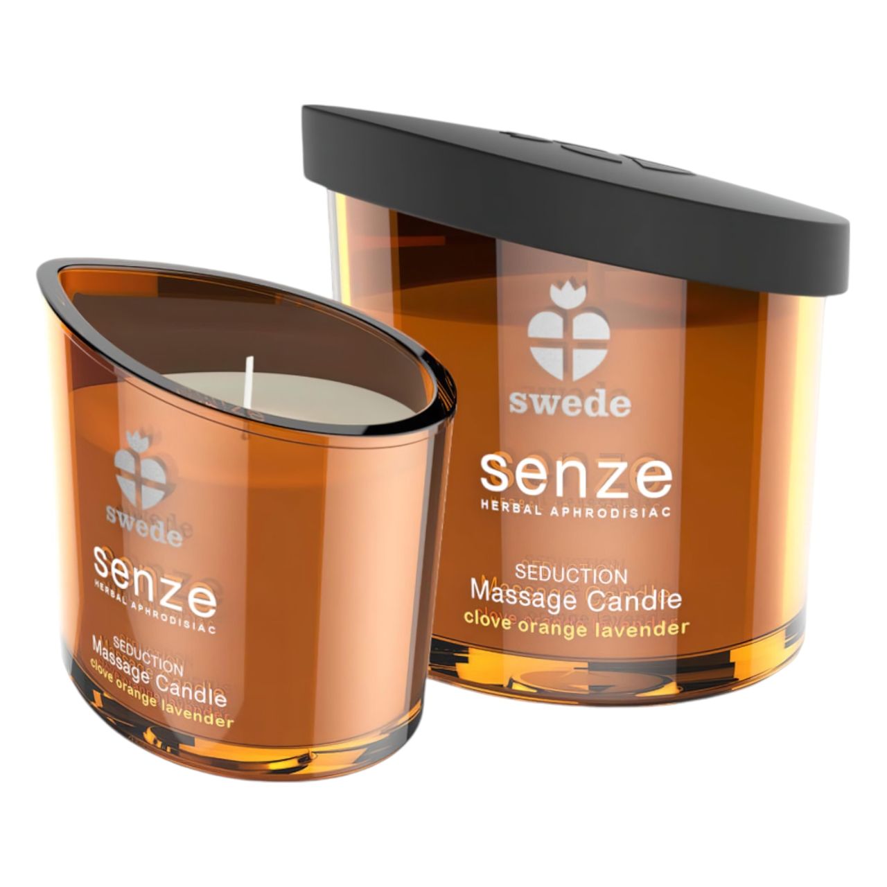 Swede Senze - masszázsgyertya - narancs, levendula (50 ml)
