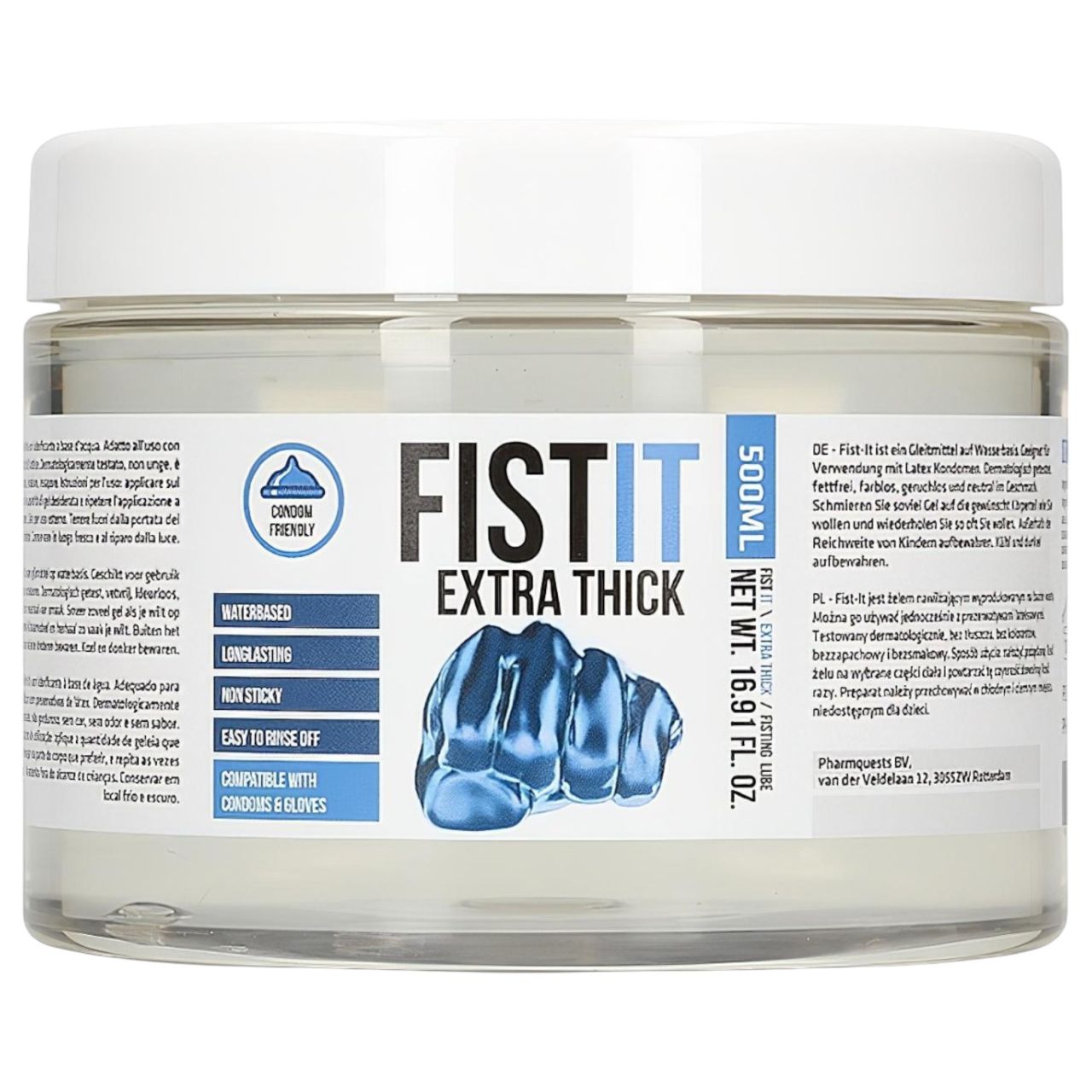 Fist It - extra sűrű vízbázisú fisting síkosító (500 ml)