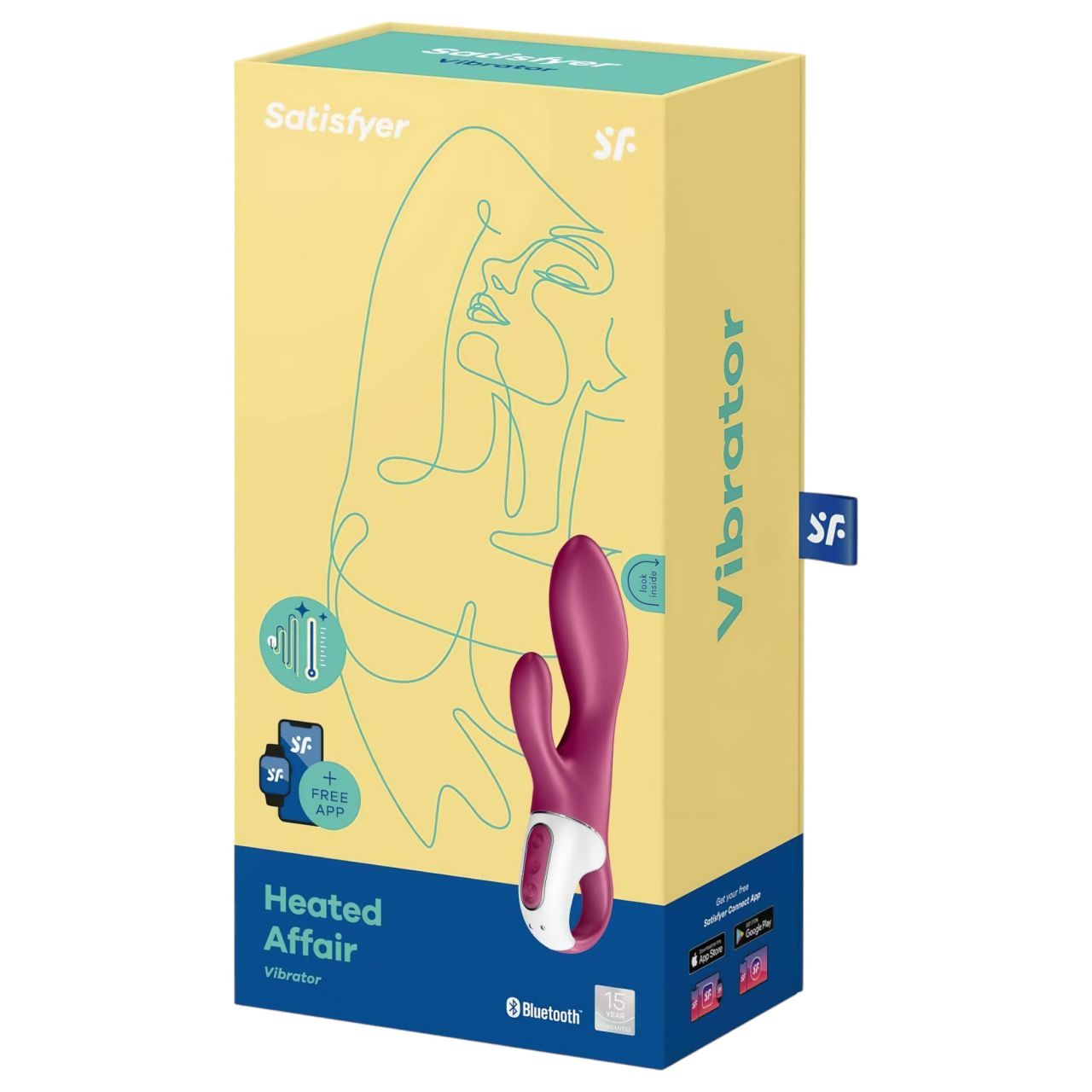 / Satisfyer Heated Affair - melegítő, csiklókaros vibrátor (piros) / Satisfyer Heated Affair - melegítő, csiklókaros vibrátor (piros)