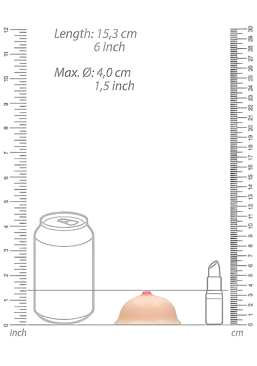 S-Line - Titty - szappan cici (natúr, 95 g)