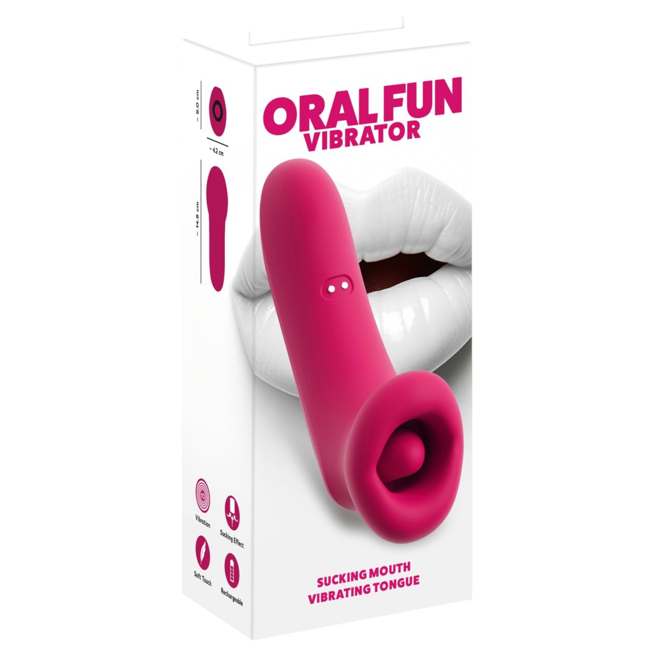You2Toys Oral Fun - szívó és nyelves csiklóizgató (rózsaszín)