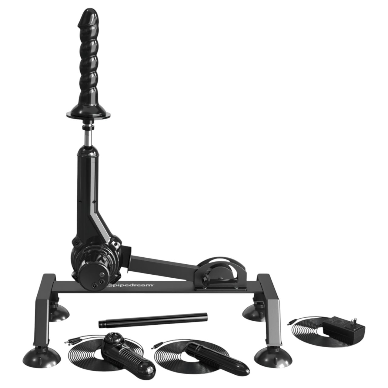 Fetish Body Dock Pro - szexgép (fekete) Fetish Body Dock Pro - szexgép (fekete)