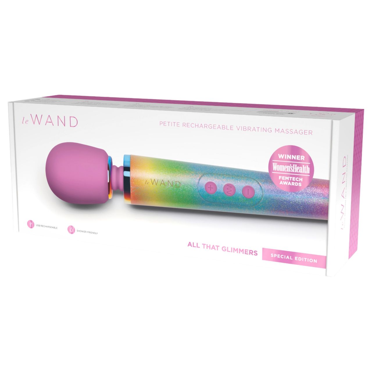 le Wand - akkus masszírozó vibrátor (szivárvány) le Wand - akkus masszírozó vibrátor (szivárvány)