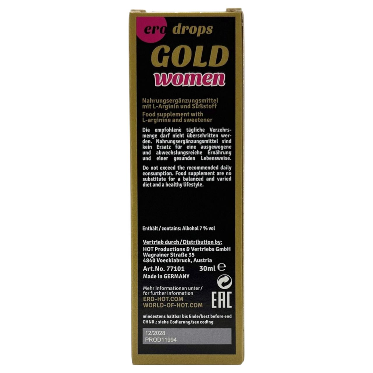 HOT Spanish Fly Gold Woman - vágyfokozó afrodiziákum cseppek (30 ml) HOT Spanish Fly Gold Woman - vágyfokozó afrodiziákum cseppek (30 ml)