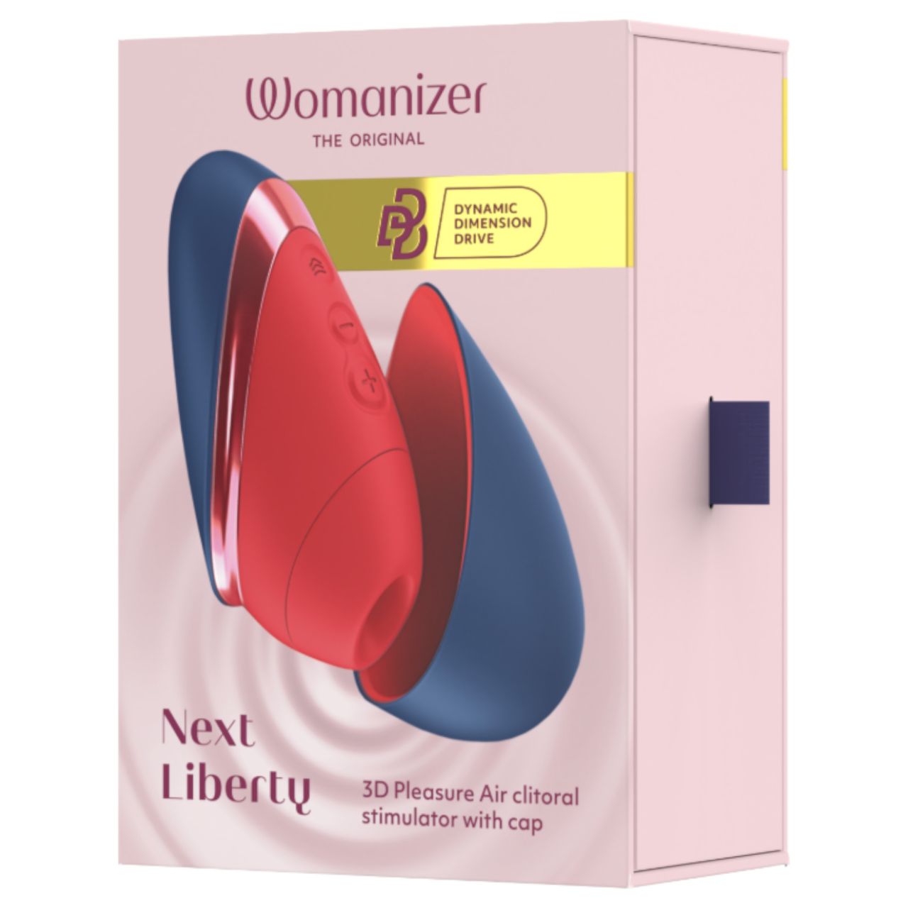 Womanizer Next Liberty - léghullámos csiklóizgató (kék)