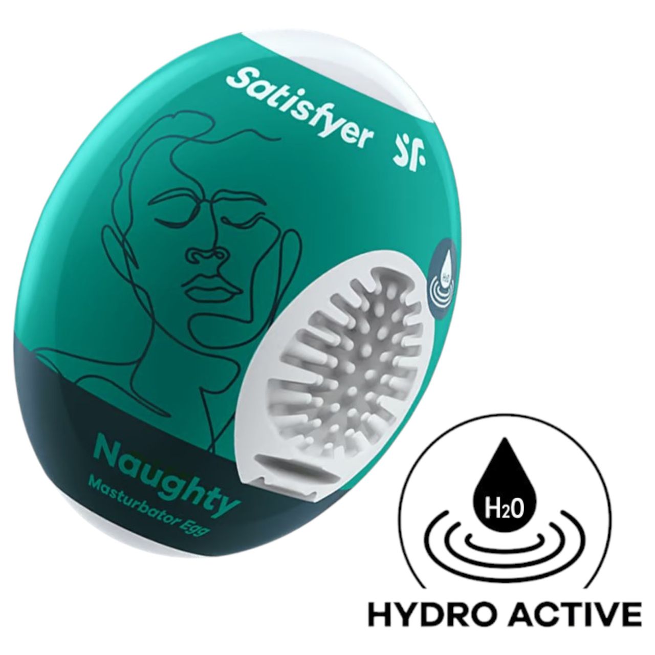 Satisfyer Egg Naughty - tojás maszturbátor férfiaknak (1 db)