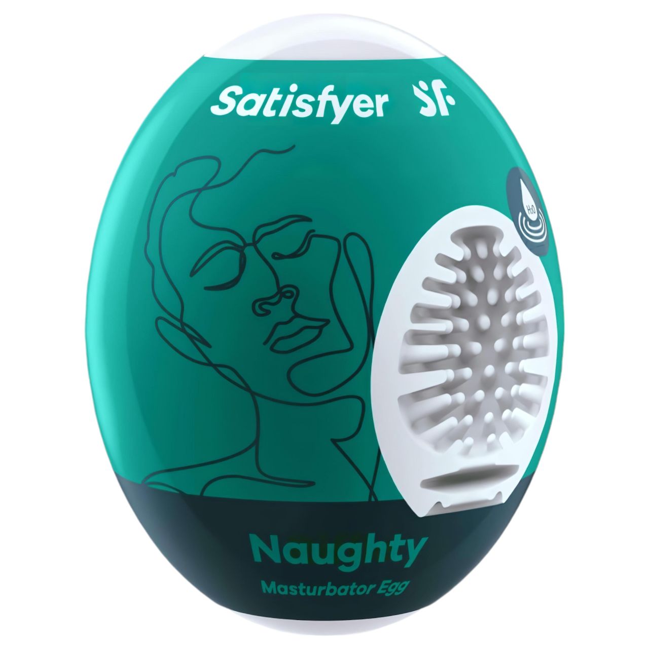 Satisfyer Egg Naughty - tojás maszturbátor férfiaknak (1 db)