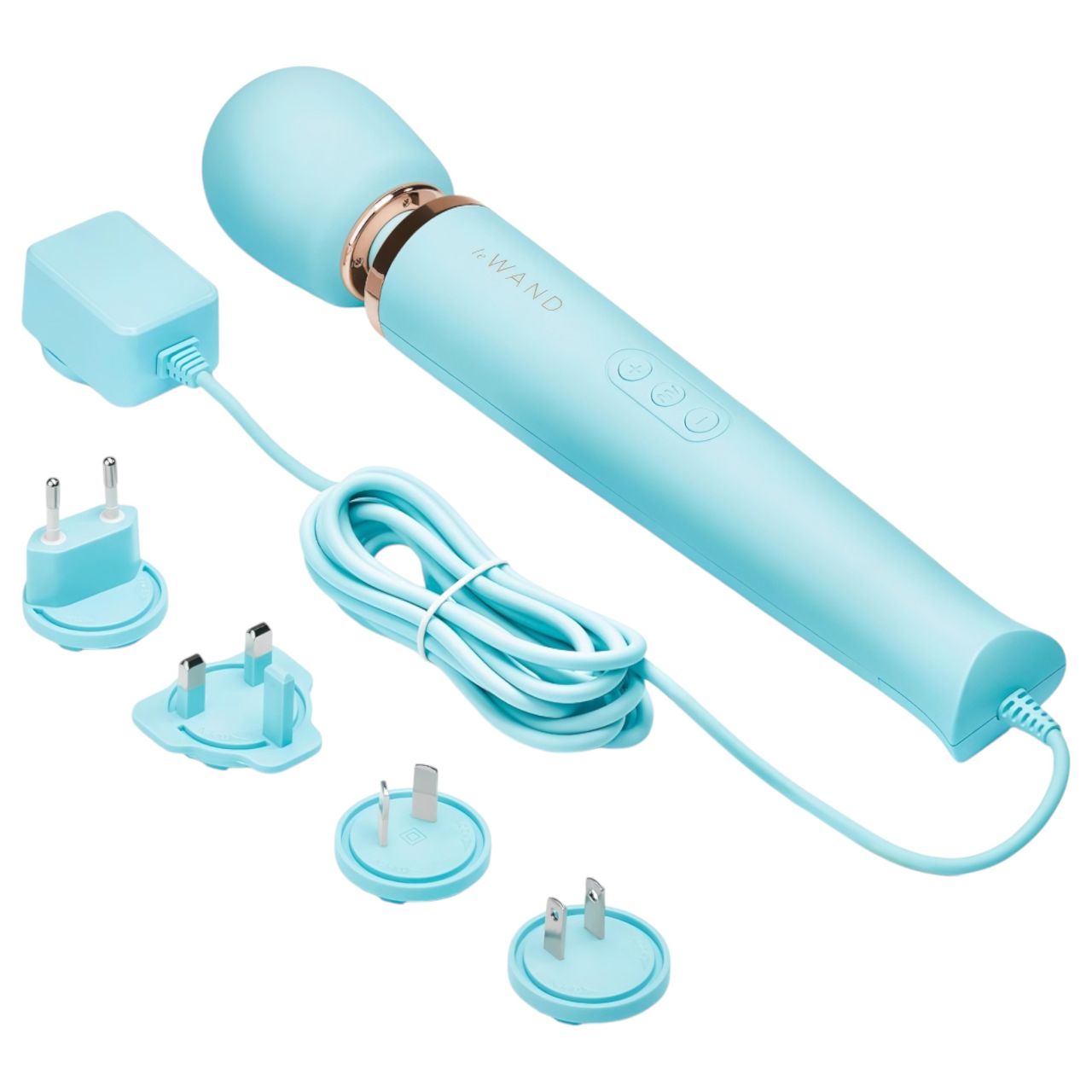 le Wand - exkluzív, hálózati masszírozó vibrátor (kék) le Wand - exkluzív, hálózati masszírozó vibrátor (kék)