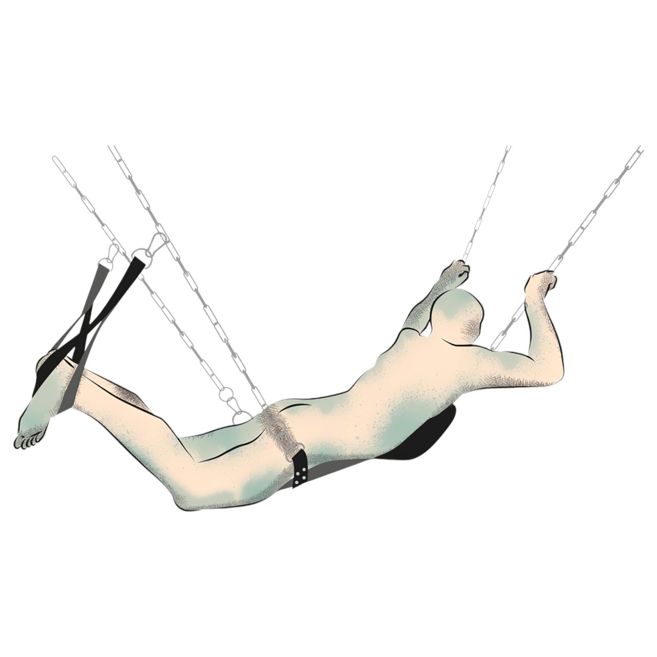 You2Toys Sex Swing - szexhinta (fekete) You2Toys Sex Swing - szexhinta (fekete)