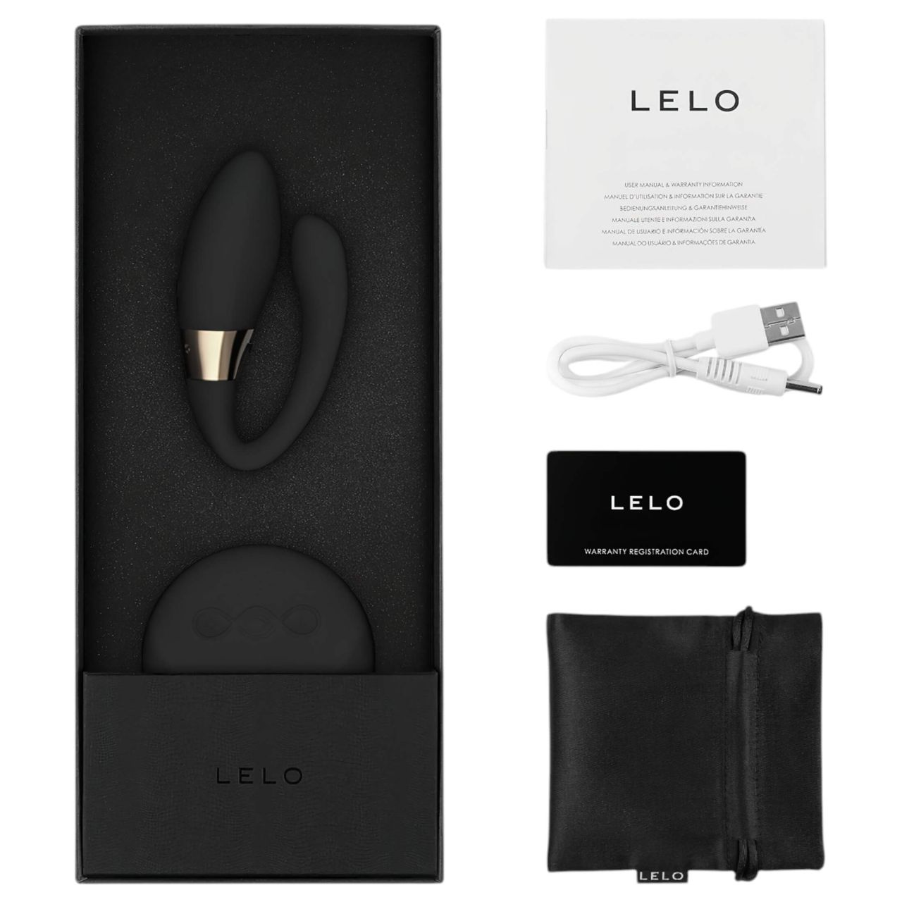 LELO Tiani Duo - akkus, szilikon párvibrátor (fekete) LELO Tiani Duo - akkus, szilikon párvibrátor (fekete)