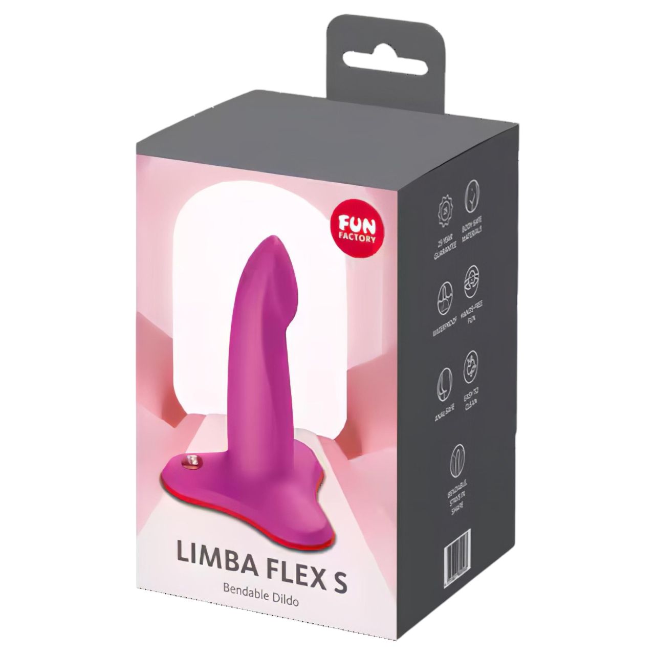 / Fun Factory Limba Flex S - hajlítható szilikon dildó (rózsaszín)