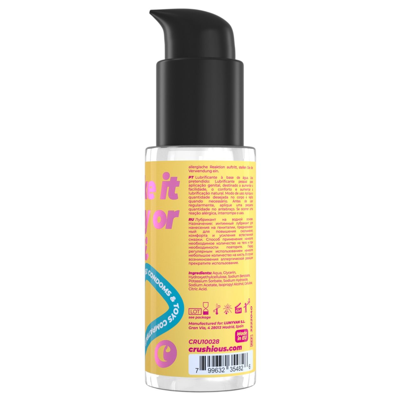 Crushious - vízbázisú síkosító (50ml) Crushious - vízbázisú síkosító (50ml)