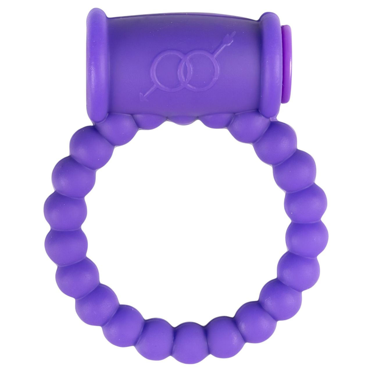 Easytoys - vibrációs péniszgyűrű (lila)