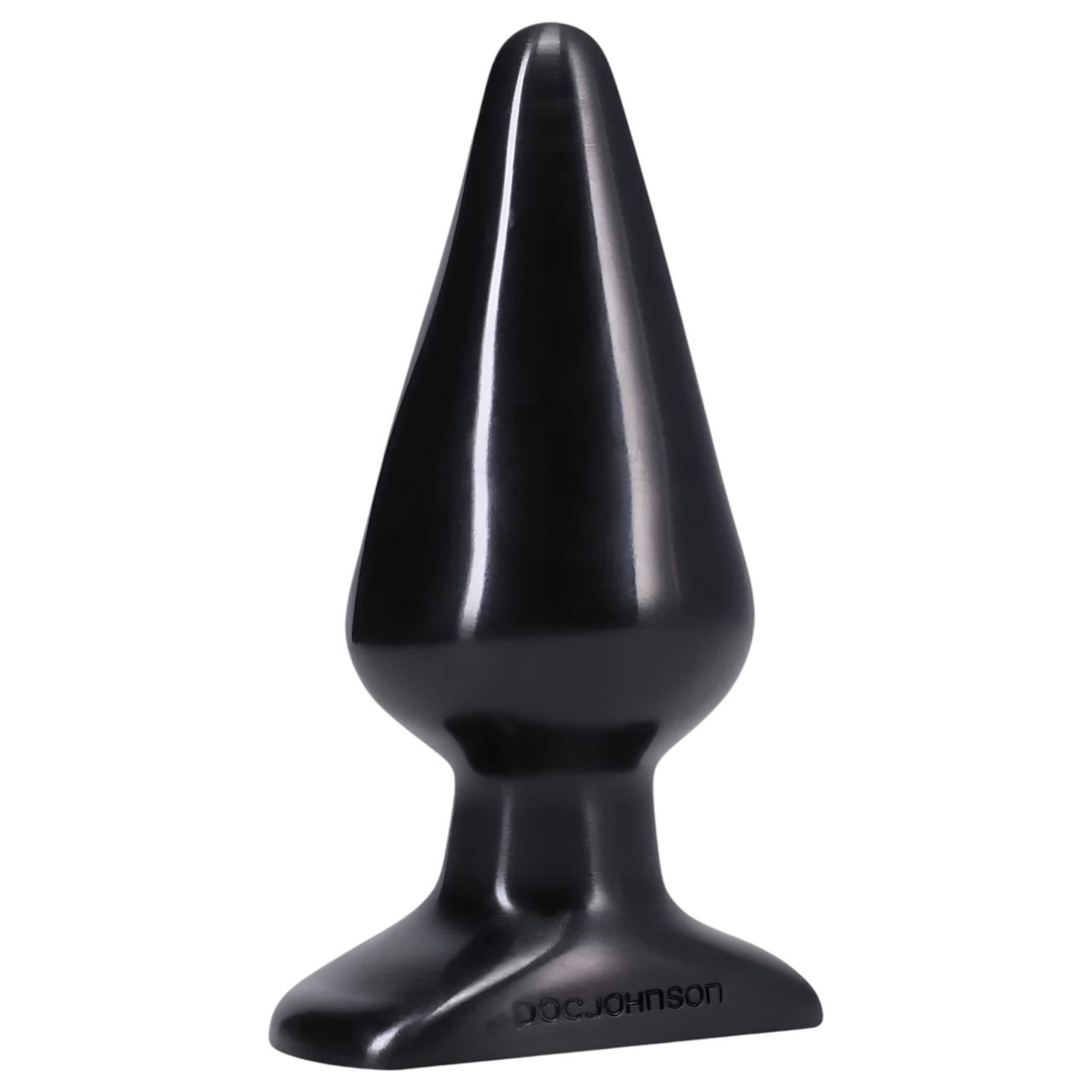 Doc Johnson fekete anál plug - classic, nagy (14,5 cm)