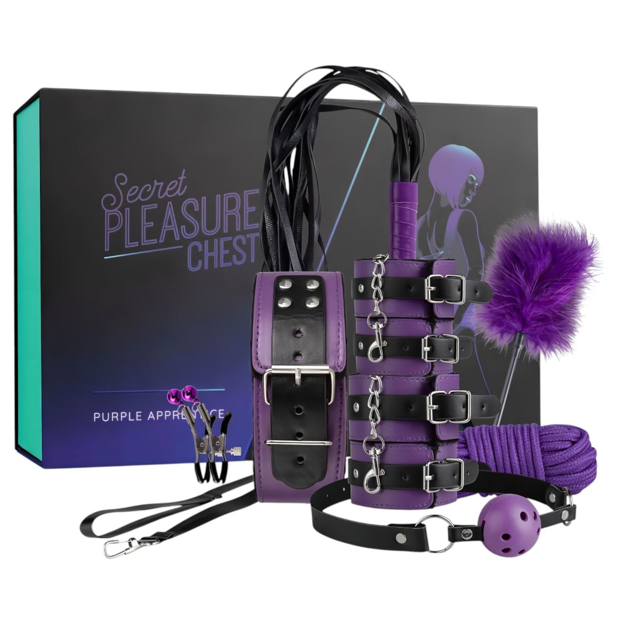 Secret Pleasure Chest - haladó BDSM készlet (14 részes)
