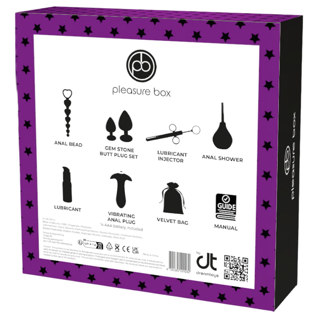 Pleasure Box Let's Go Anal - teljes anál szett - 7 részes Pleasure Box Let's Go Anal - teljes anál szett - 7 részes