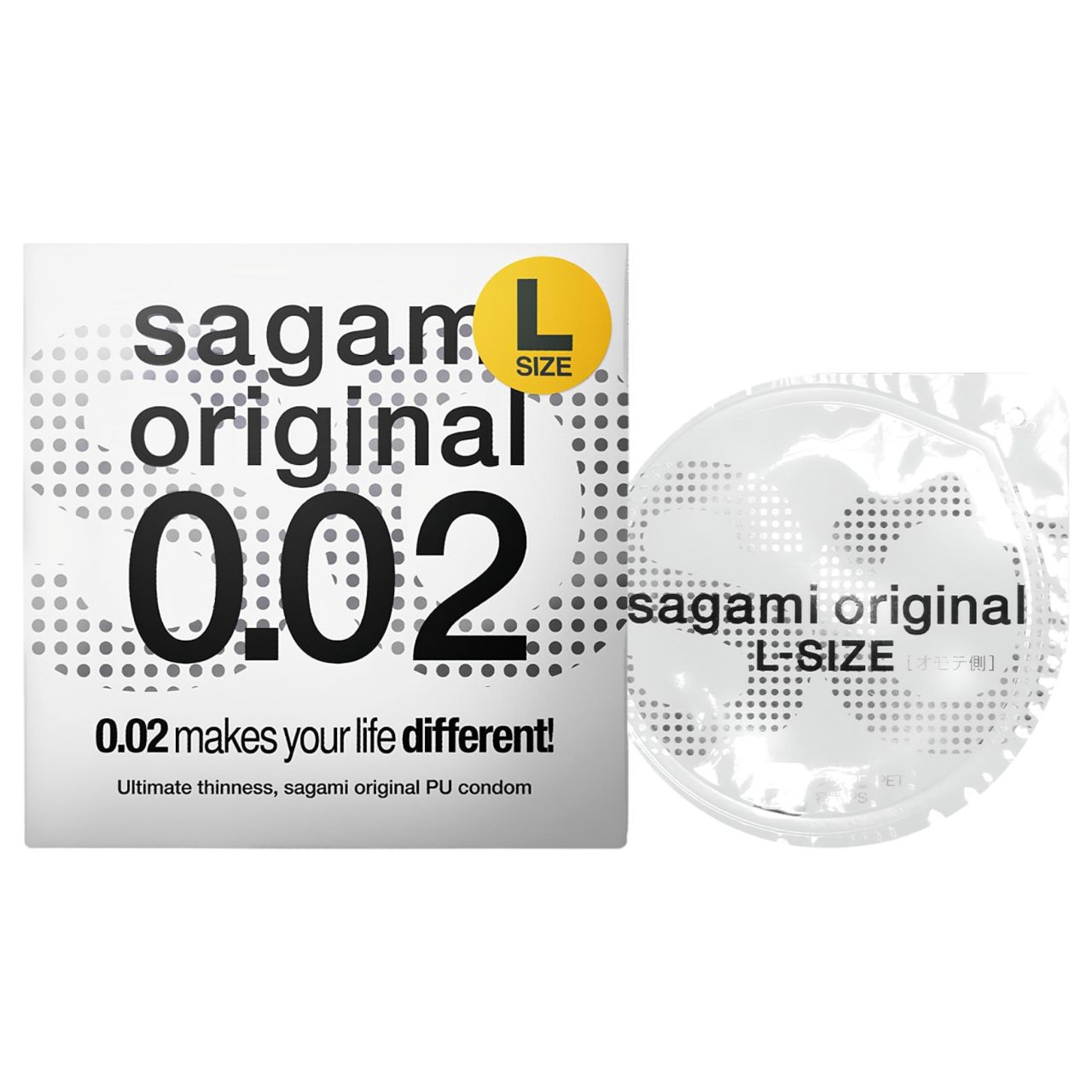 Sagami Original 0.02 L - ultravékony óvszer (58 mm, 1 db)
