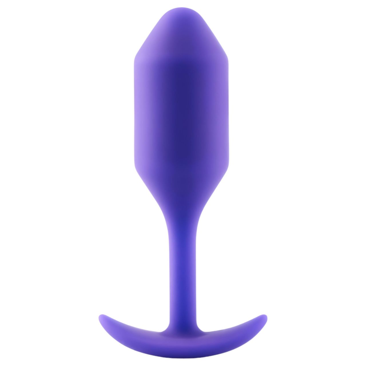 b-Vibe Snug Plug 2 - dupla golyós anál plug (114 g, lila) b-Vibe Snug Plug 2 - dupla golyós anál plug (114 g, lila)