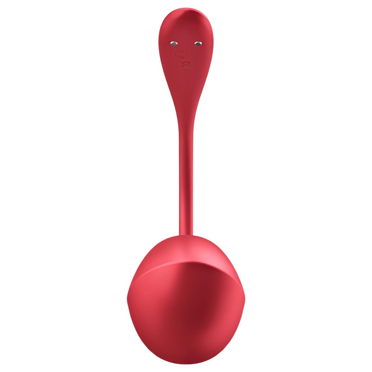 Satisfyer Shiny Petal - hordható rádiós vibrotojás (piros)