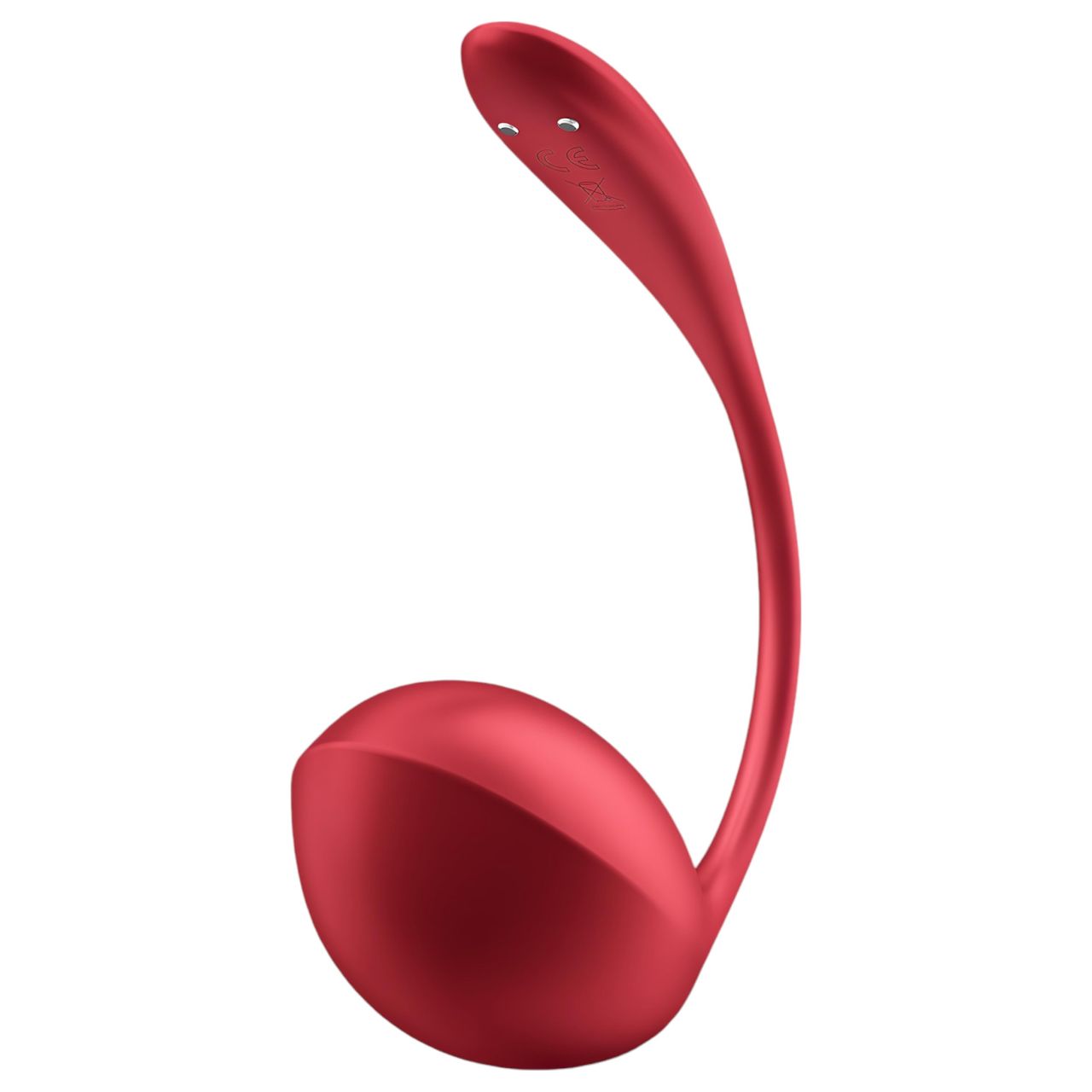 Satisfyer Shiny Petal - hordható rádiós vibrotojás (piros)