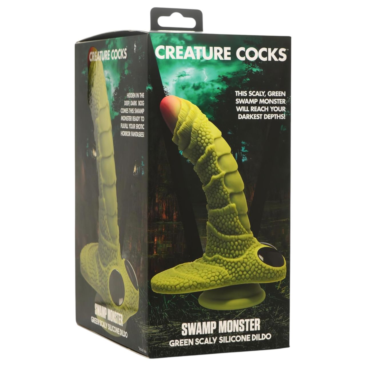 Creature Cocks - Mocsári szörny dildó (zöld) Creature Cocks - Mocsári szörny dildó (zöld)