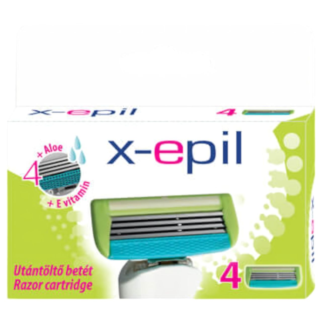 / X-Epil - női borotva betét 4 pengés (4db)