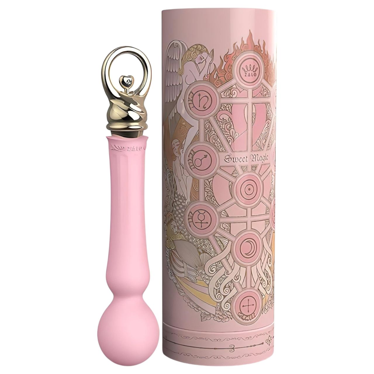 ZALO Confidence - akkus, luxus wand masszírozó vibrátor (pink)