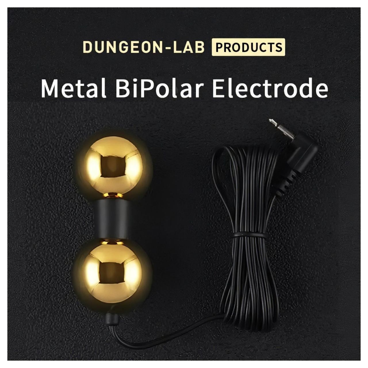 DG-LAB BiPolar B - kétpólusú, homokóra alakú fém elektróda (arany) DG-LAB BiPolar B - kétpólusú, homokóra alakú fém elektróda (arany)