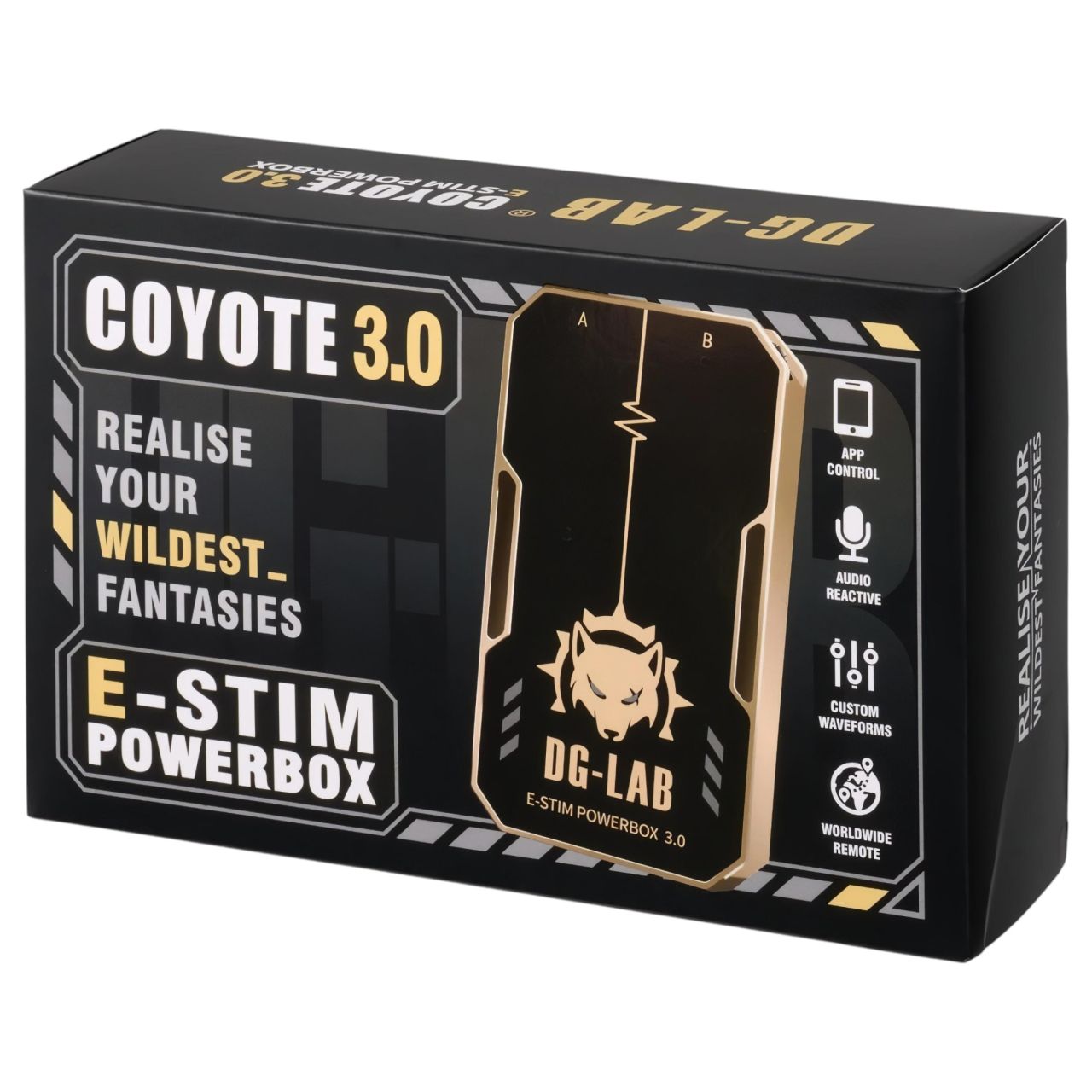 DG-LAB Coyote 3.0 - kétcsatornás elektrostimulációs vezérlő (fekete) DG-LAB Coyote 3.0 - kétcsatornás elektrostimulációs vezérlő (fekete)