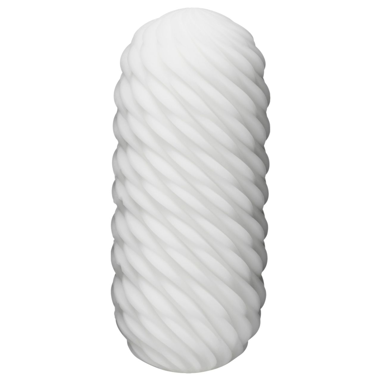 TENGA 3Dx Flow - hullámos mintás maszturbátor férfiaknak (fehér)
