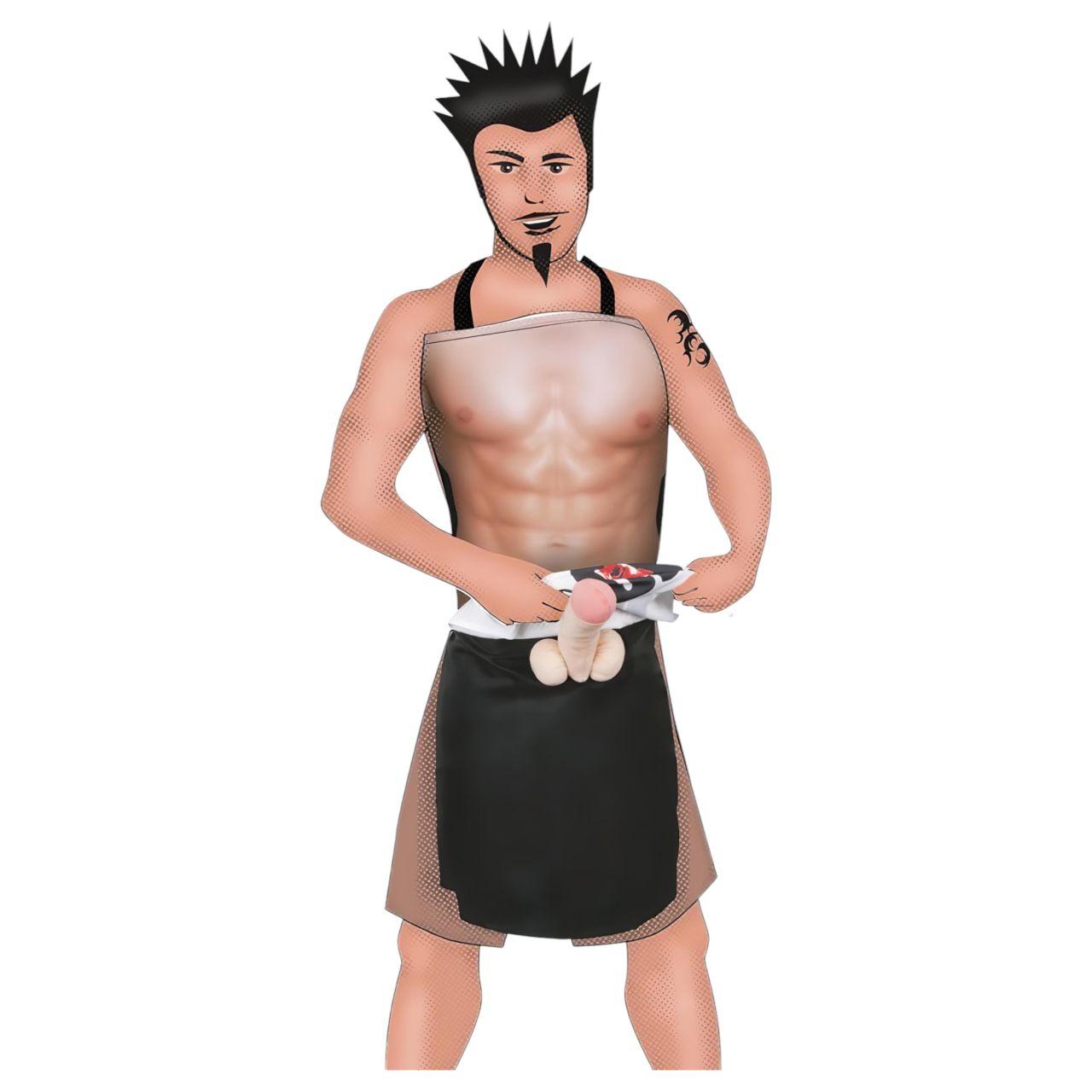 CHEFCOCK - BIG BOSS mókás kötény, erotikus ajándék CHEFCOCK - BIG BOSS mókás kötény, erotikus ajándék