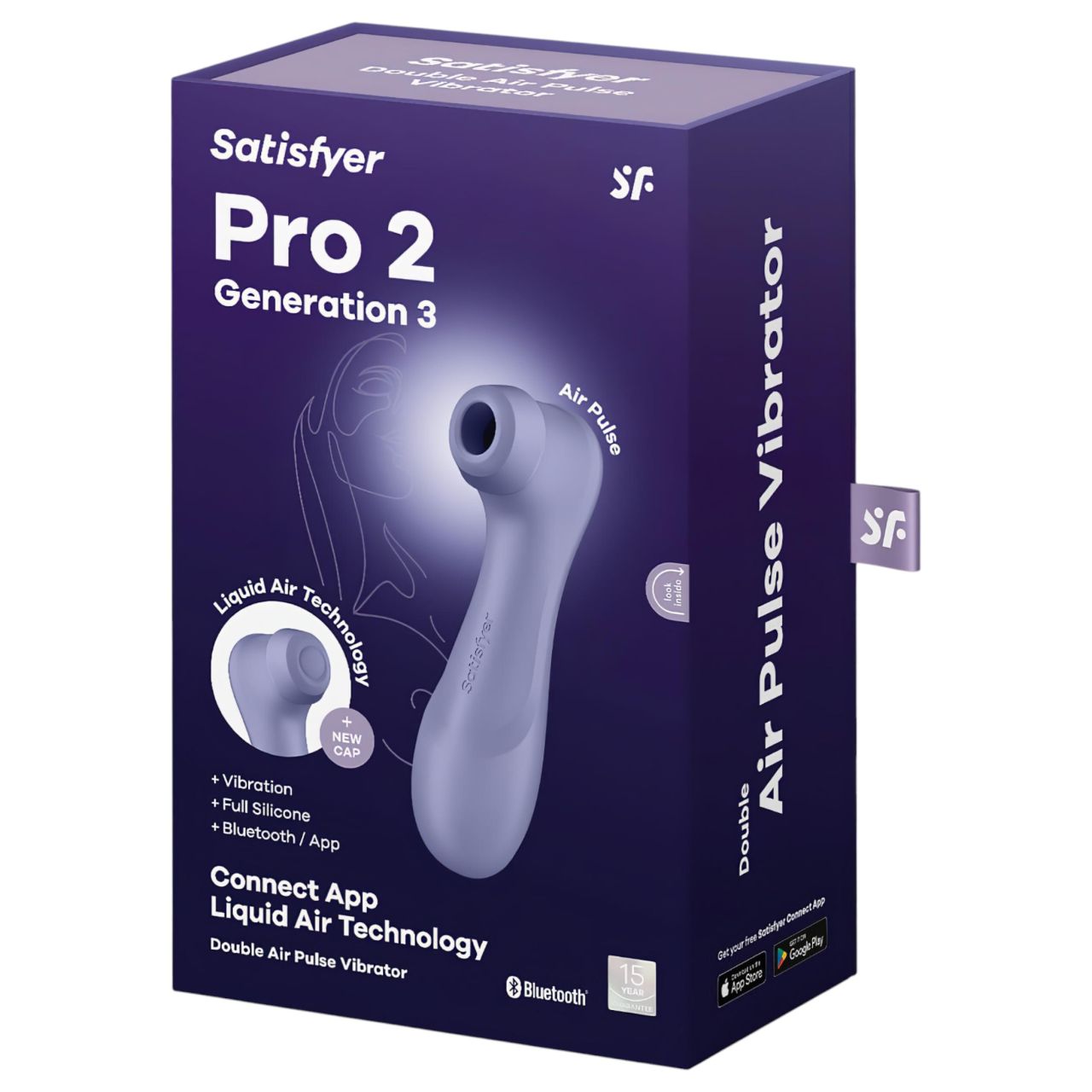 Satisfyer Pro 2 Gen3 - App-vezérelt léghullámos csiklóizgató (lila) Satisfyer Pro 2 Gen3 - App-vezérelt léghullámos csiklóizgató (lila)