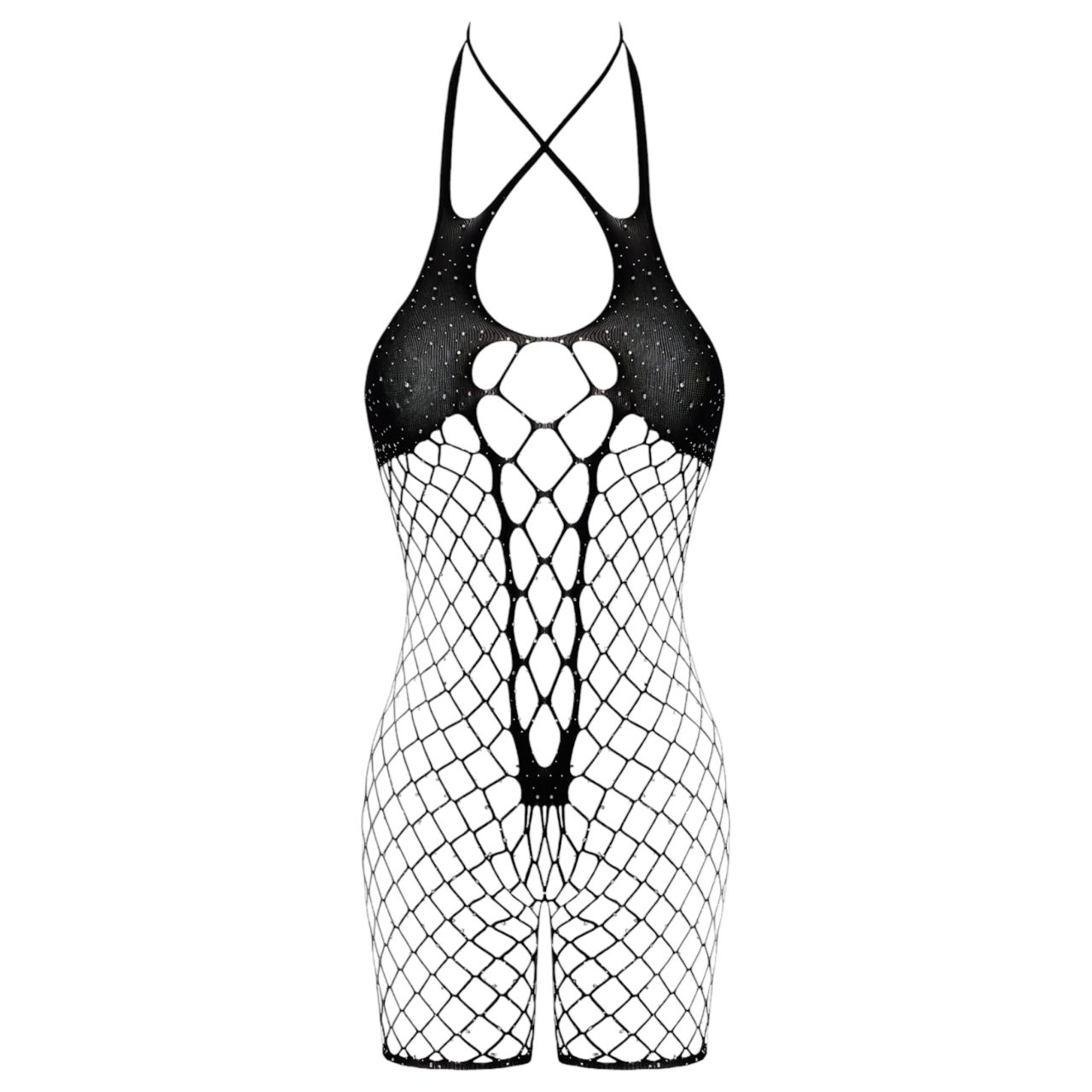 Cottelli - fekete hálós nyitott body (S-L) Cottelli - fekete hálós nyitott body (S-L)