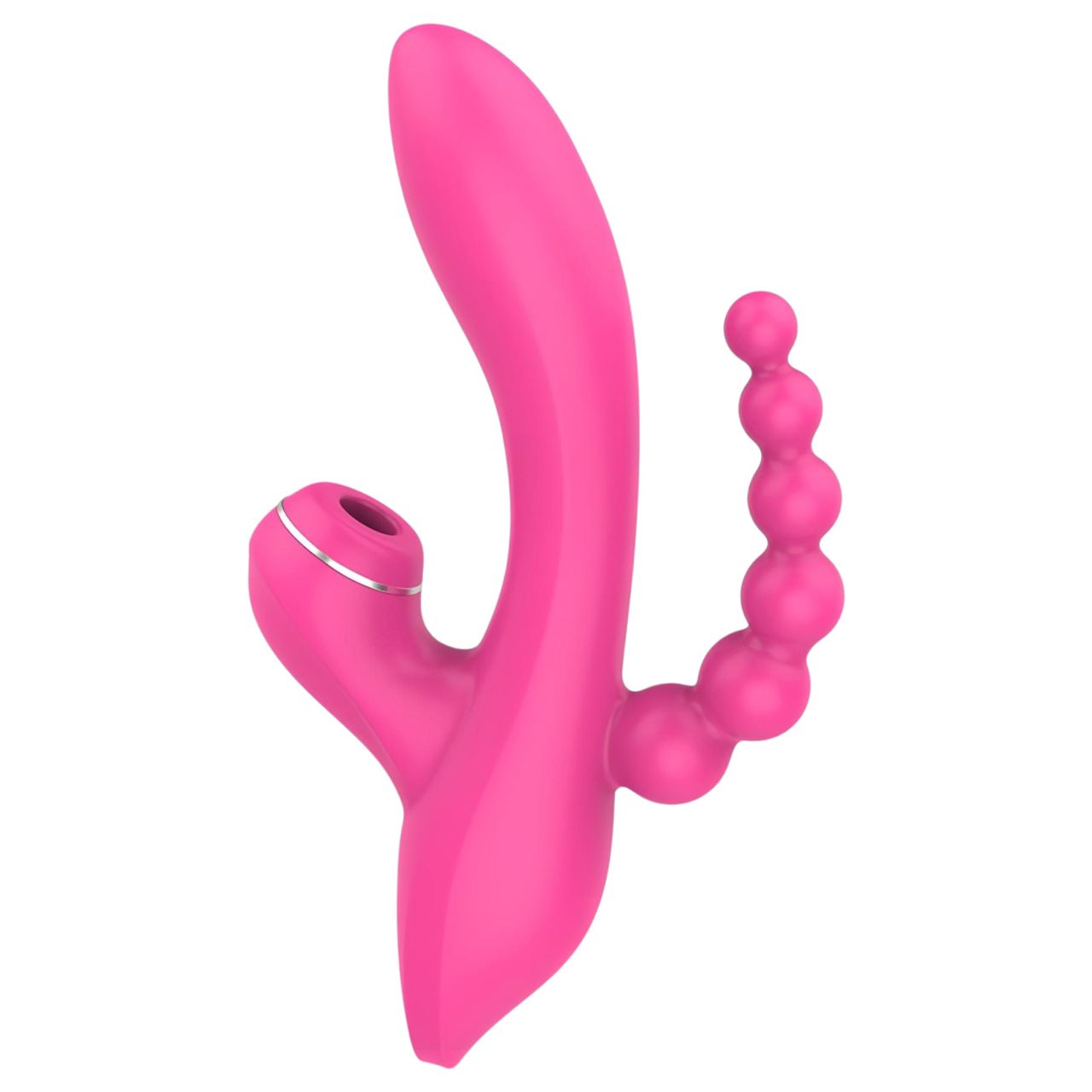 Erospace Sweet Play - G-pont vibrátor anál szondával és szívással (rózsaszín) Erospace Sweet Play - G-pont vibrátor anál szondával és szívással (rózsaszín)