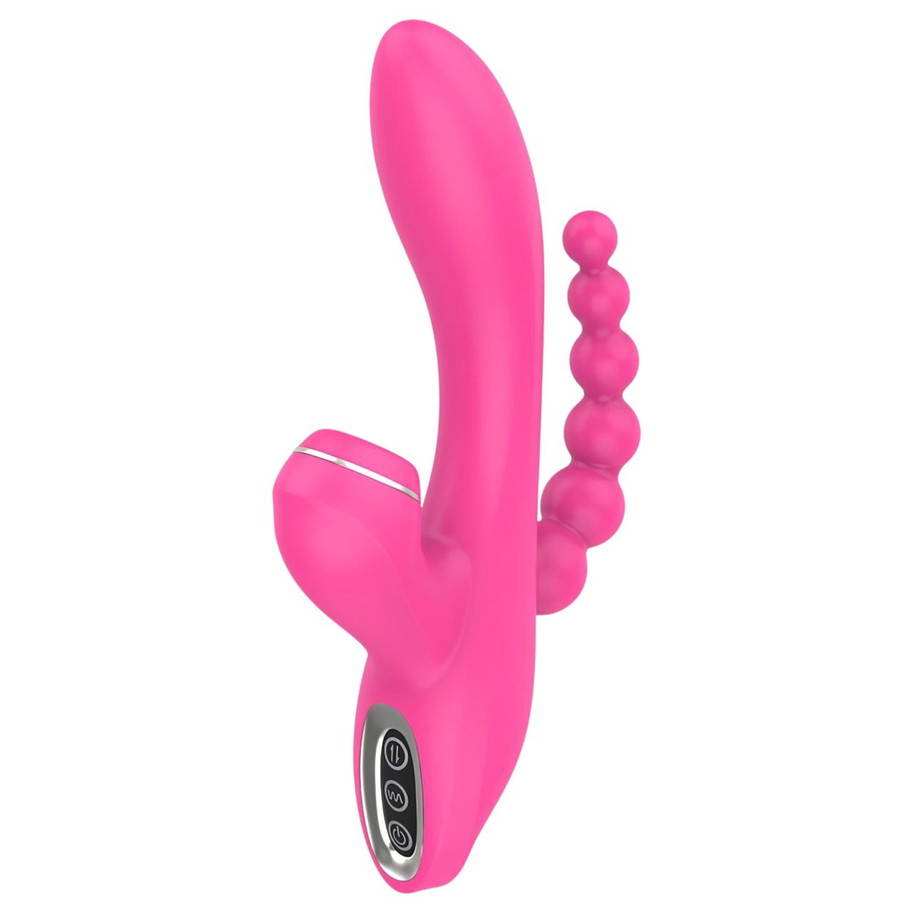 Erospace Sweet Play - G-pont vibrátor anál szondával és szívással (rózsaszín) Erospace Sweet Play - G-pont vibrátor anál szondával és szívással (rózsaszín)