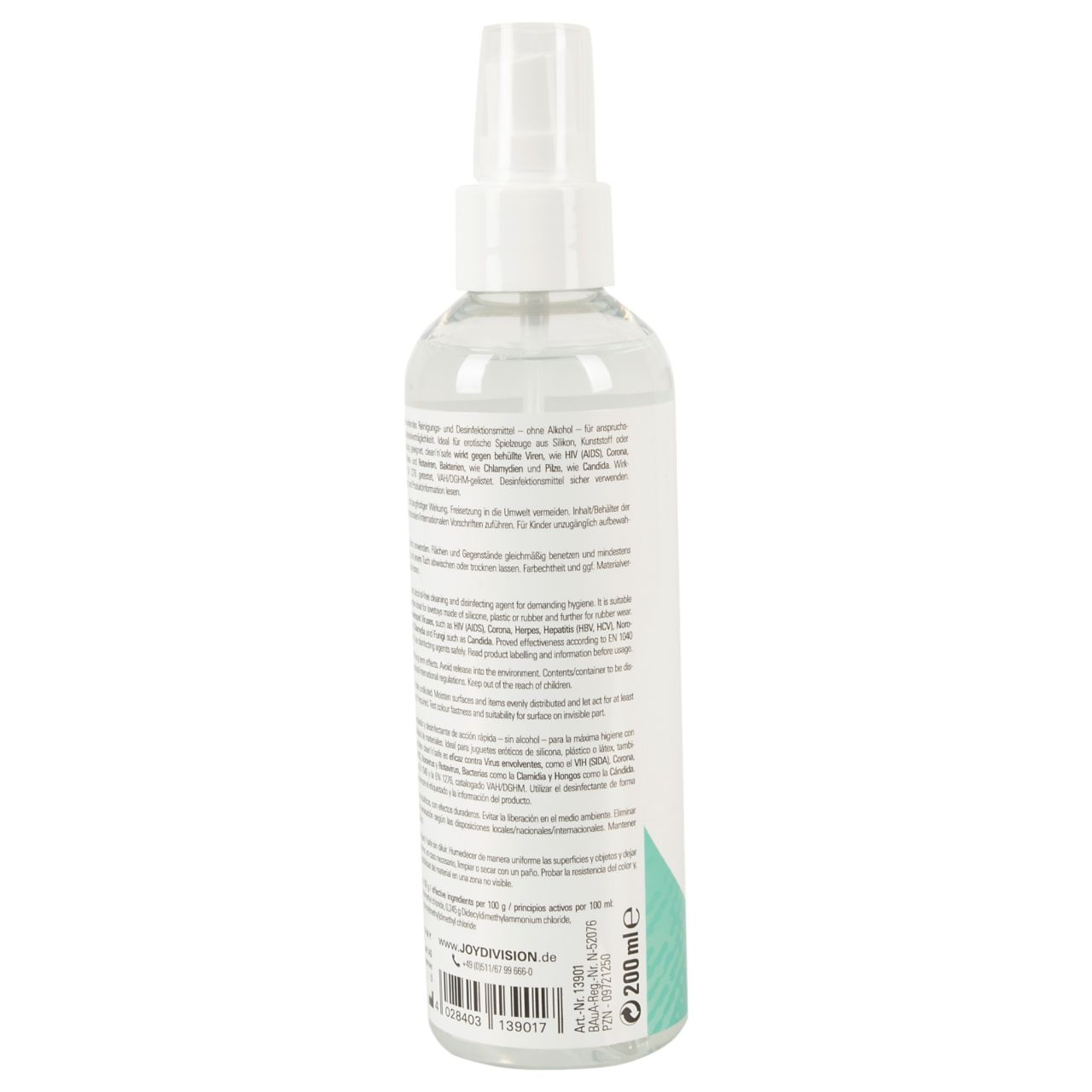 JoyDivision Clean Safe - fertőtlenítő tisztító spray (200 ml) JoyDivision Clean Safe - fertőtlenítő tisztító spray (200 ml)