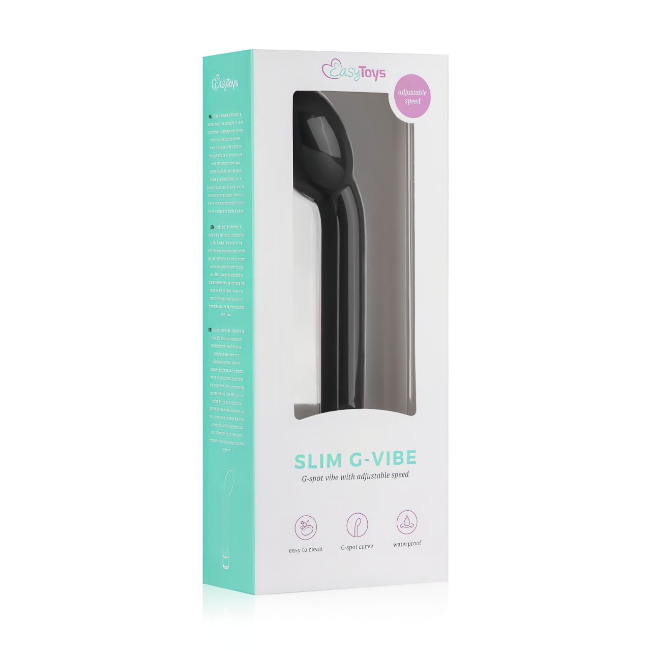 EasyToys Slim - G-pont vibrátor (fekete) EasyToys Slim - G-pont vibrátor (fekete)