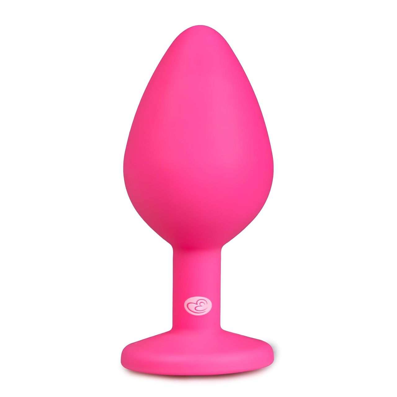 EasyToys Diamond - fehér köves anál plug (közepes, pink) EasyToys Diamond - fehér köves anál plug (közepes, pink)
