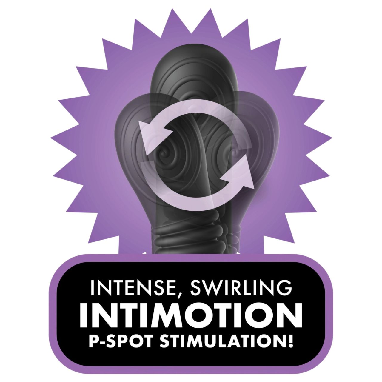 Anal Fantasy Ass-Gasm IntiMotion - anál- és prosztata vibrátor (fekete) Anal Fantasy Ass-Gasm IntiMotion - anál- és prosztata vibrátor (fekete)